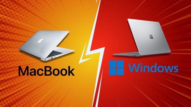 MacBook vs Windows-kannettava